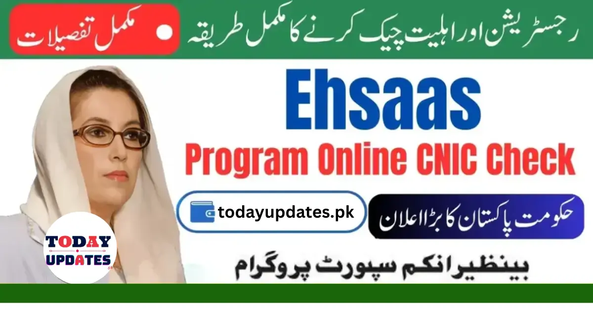 Step-by-Step Guide To Checking Ehsaas Program 10500 Payment via CNIC on Online Web Portal