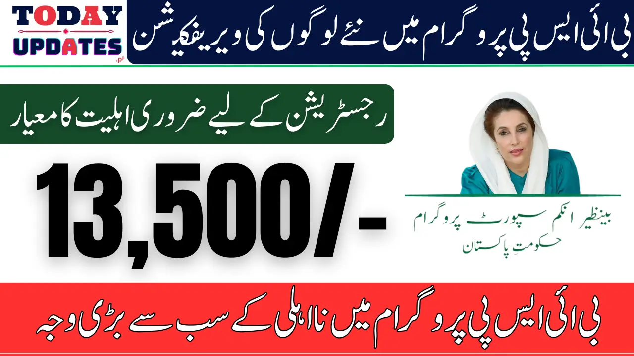 Benazir Kafalat Payment 13500 Verification Started For New And Old Registered People 2025