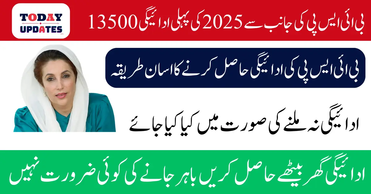 BISP 2025 New Installment 13500 Phase 1 Has Been Started Check Status Before Widrawal